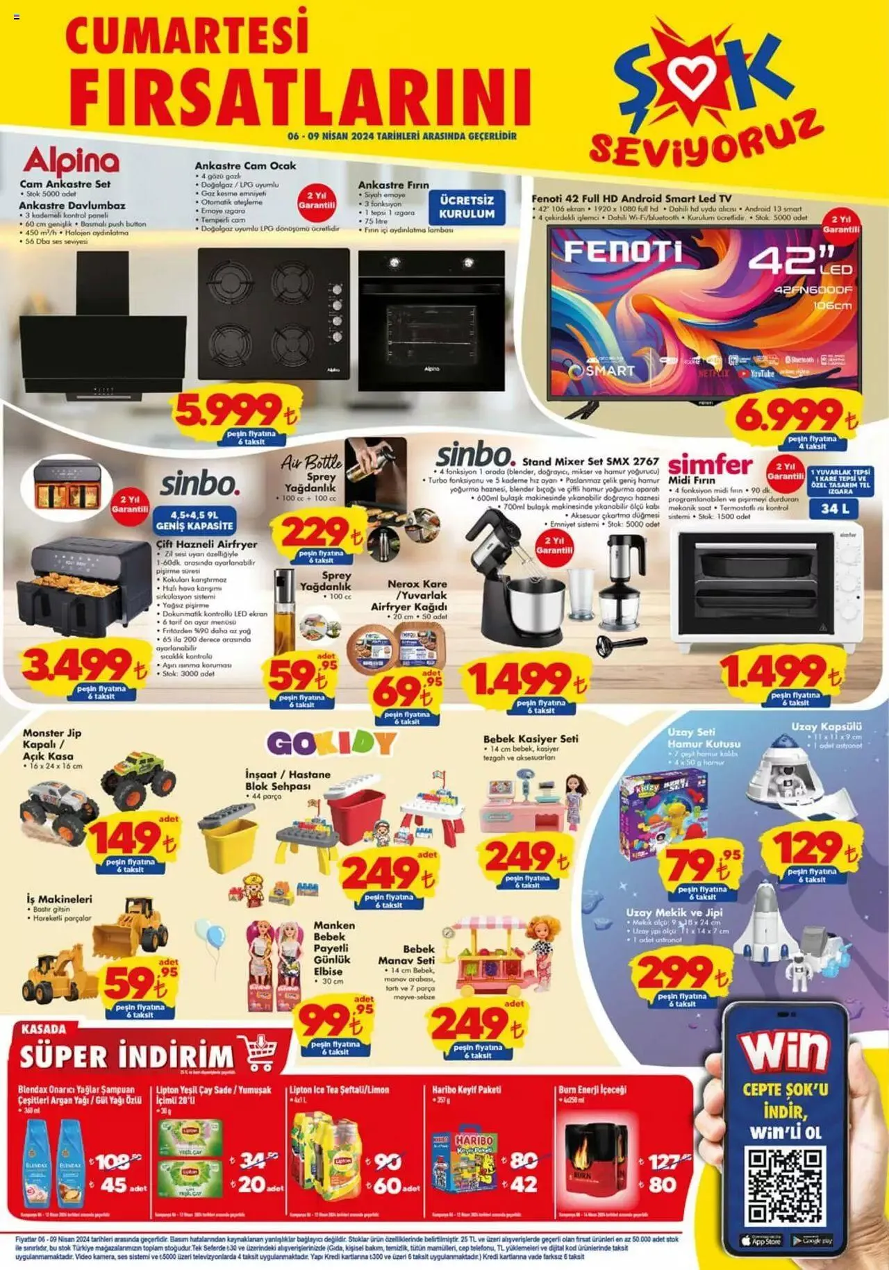 Katalog Şok Market Katalog 6 Nisan - 9 Nisan 2024 - aktüel Sayfa 1