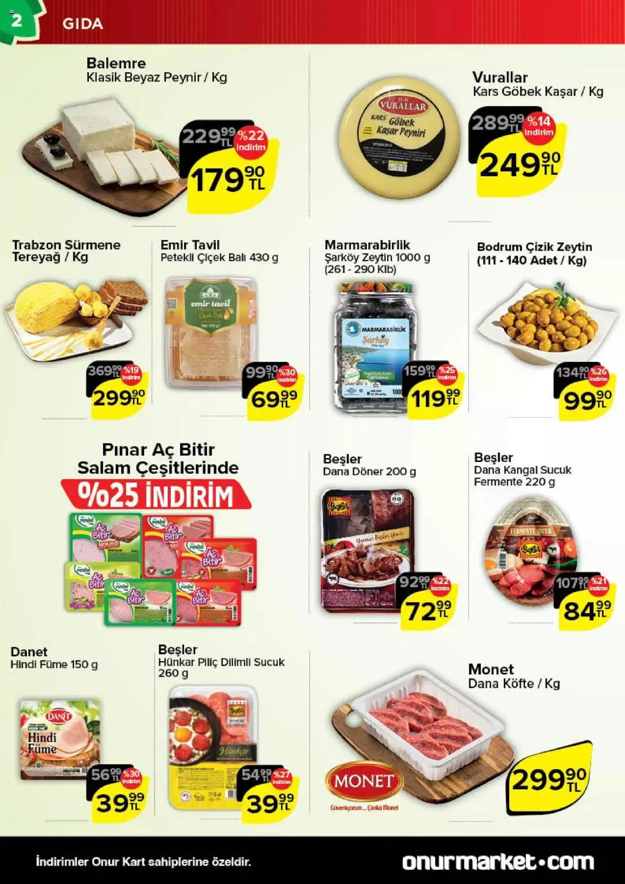 Katalog Onur Market Katalog 9 Kasım - 21 Kasım 2023 - aktüel Sayfa 2