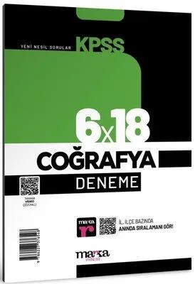 2023 KPSS Coğrafya 6x18 Deneme