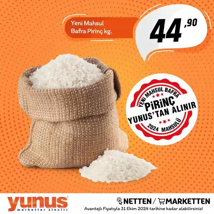 Katalog Yunus Market katalog 24 Ekim - 7 Kasım 2024 - aktüel Sayfa 8