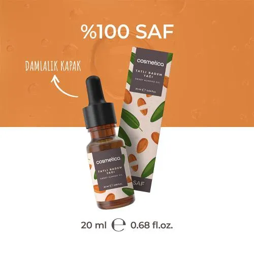 Cosmetica %100 Saf Tatlı Badem Yağı 20 Ml