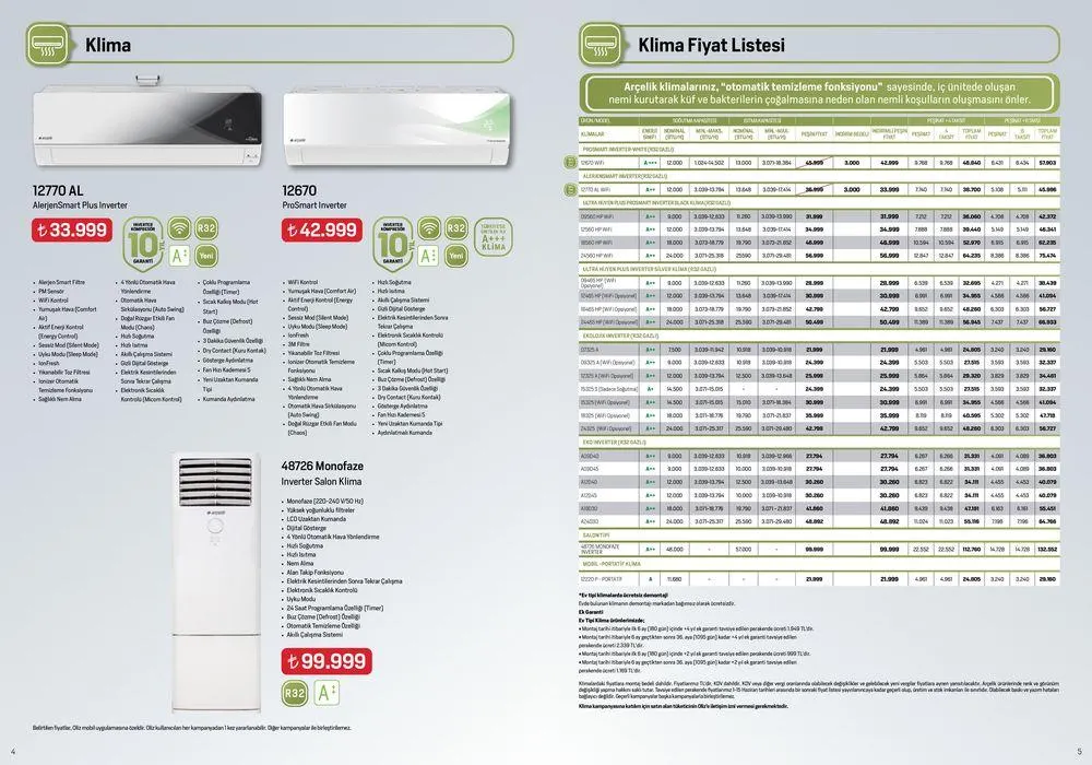 Katalog Arçelik İklimlendirme Kataloğu 1 Haziran - 15 Haziran 2024 - aktüel Sayfa 3