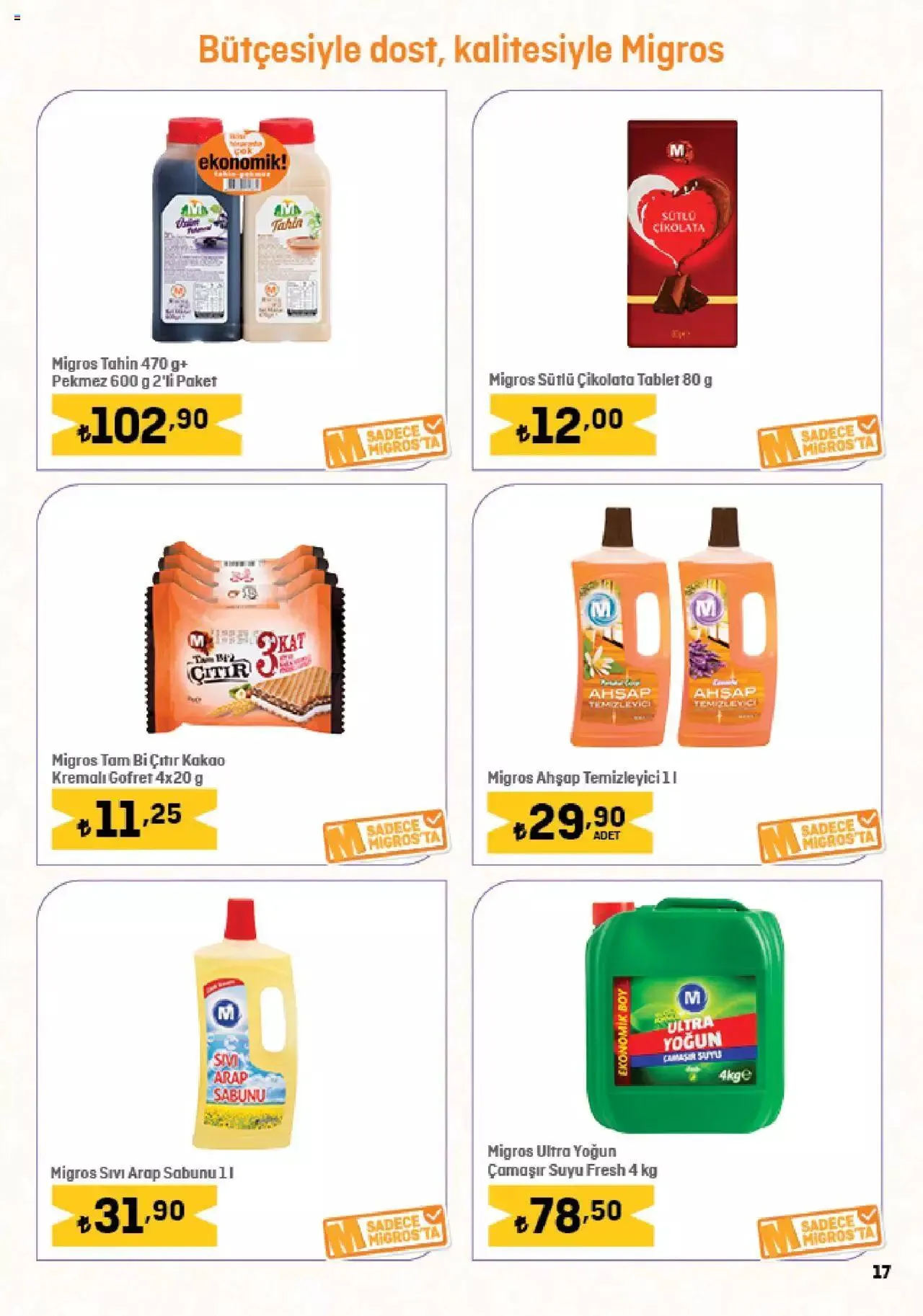 Katalog Migros Katalog - 5M Migroskop 28 Eylül - 11 Ekim 2023 - aktüel Sayfa 17
