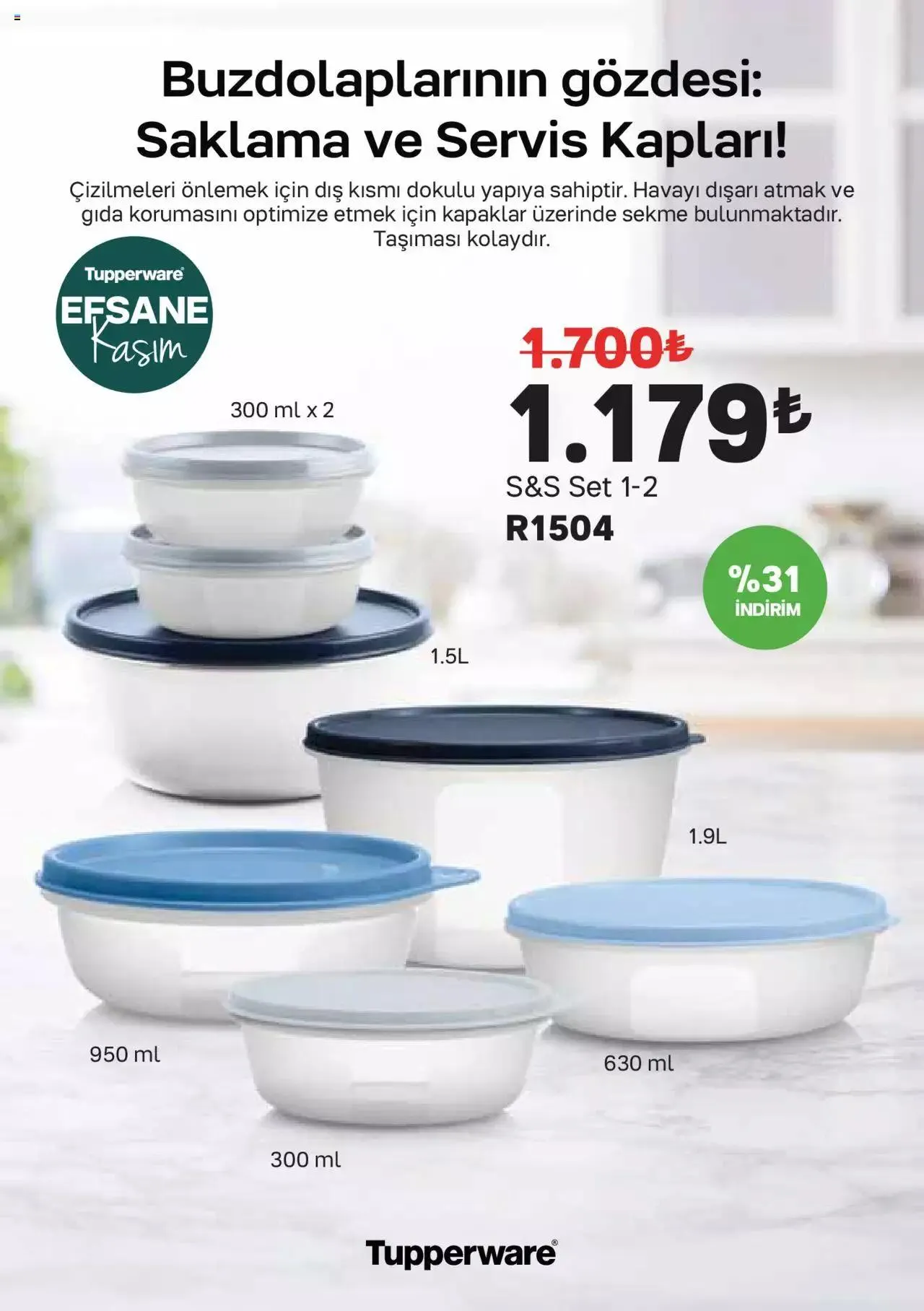 Katalog Tupperware Fırsat Ürünleri 1 Kasım - 30 Kasım 2023 - aktüel Sayfa 9