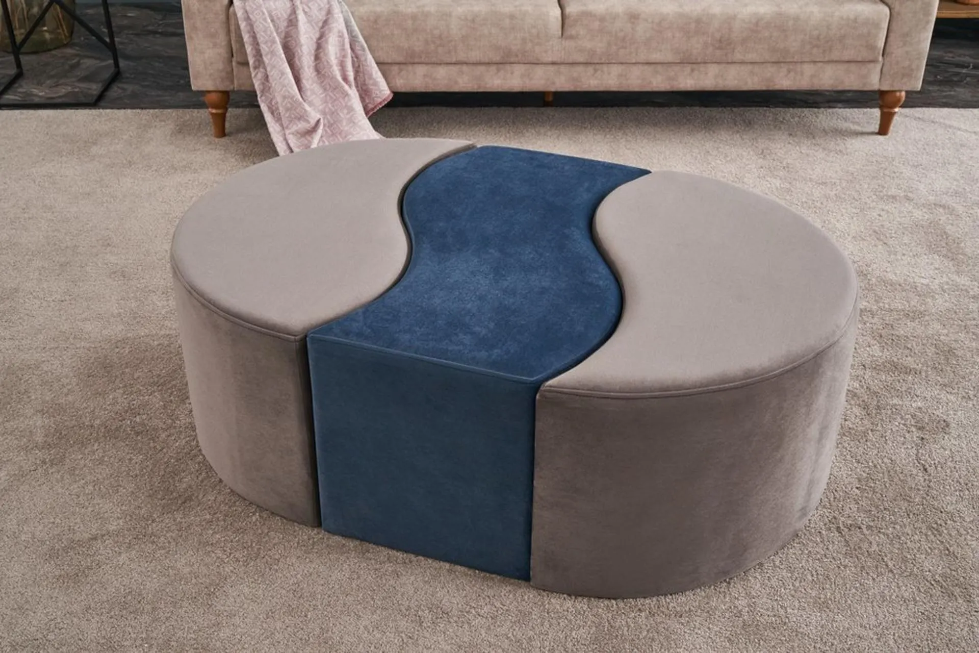 ALYA PUF, VİZON MAVİ (AG3-1344)