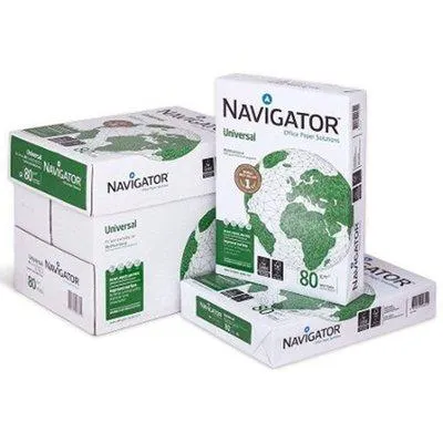 Navigator A4 Fotokopi Kağıdı 80 gr 1 Koli 5 Paket (2.500 Sayfa)