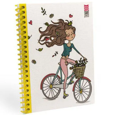 Thinkbook City Travel Not Defteri Renkli Spiralli Sarı