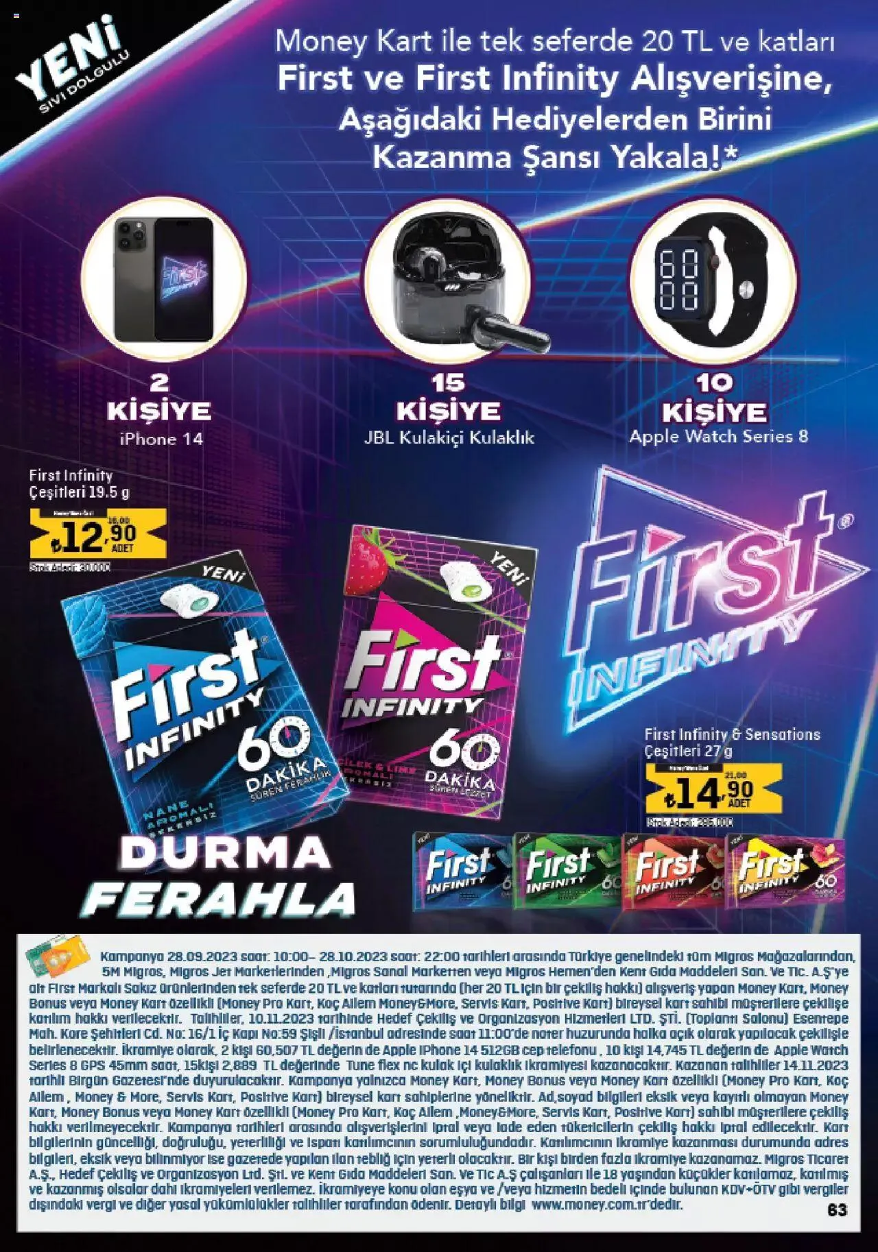 Katalog Migros Katalog - 5M Migroskop 28 Eylül - 11 Ekim 2023 - aktüel Sayfa 63