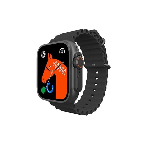 Watch G900 Pro 2023 Android iOS Uyumlu Siyah Akıllı Saat