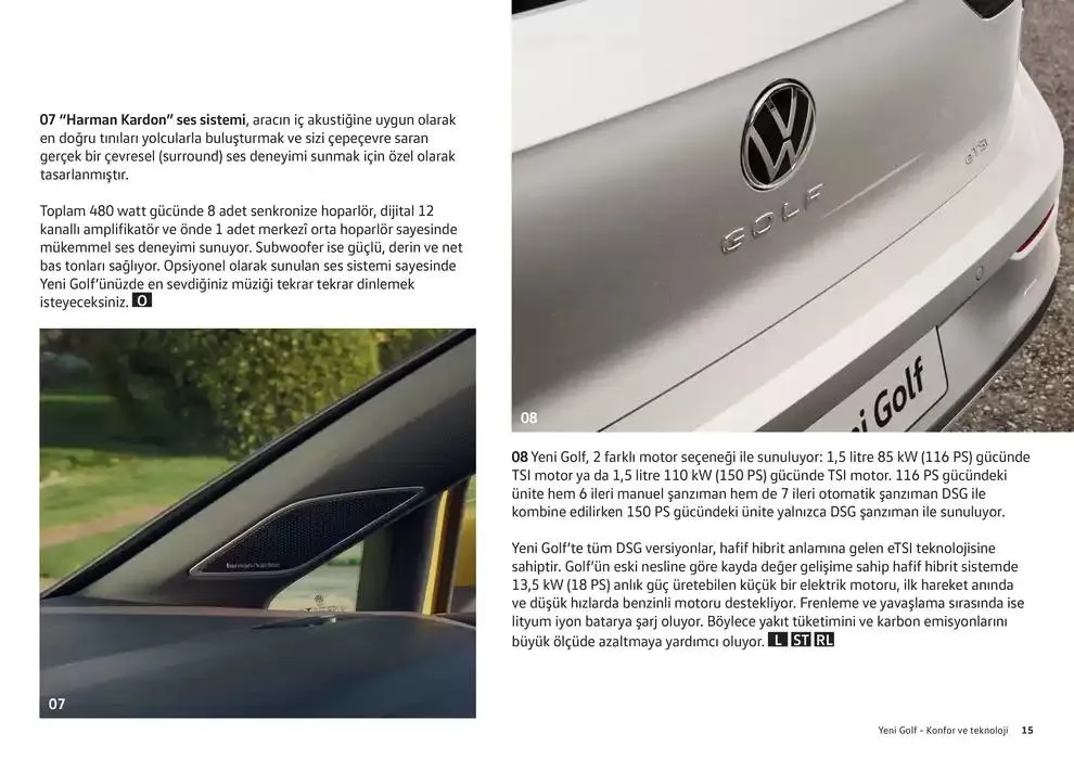 Katalog Volkswagen Yeni Golf 24 Ocak - 24 Ocak 2026 - aktüel Sayfa 15