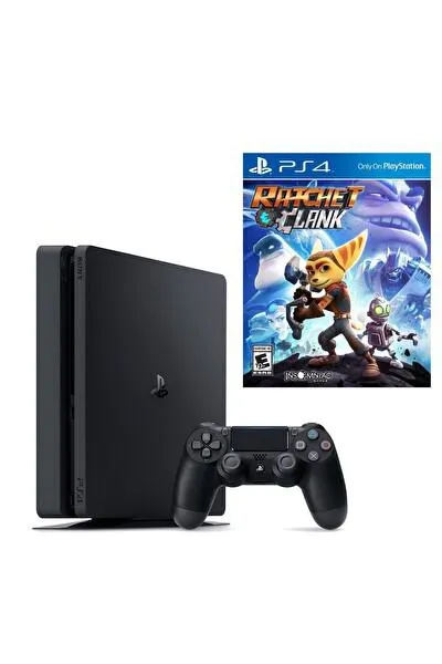 Playstation 4 Slim 500 GB Oyun Konsolu + Ratchet Clank PS4 Oyun (Eurasia Garantili)