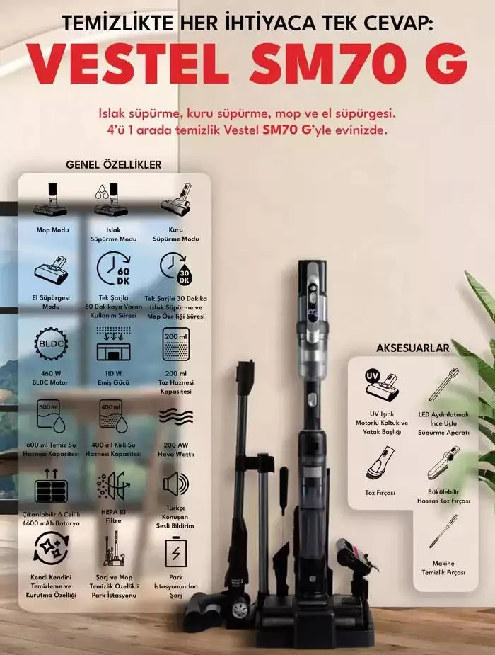 Katalog Küçük Ev Aletleri ve Süpürgeler 5 Ocak - 12 Ocak 2025 - aktüel Sayfa 15