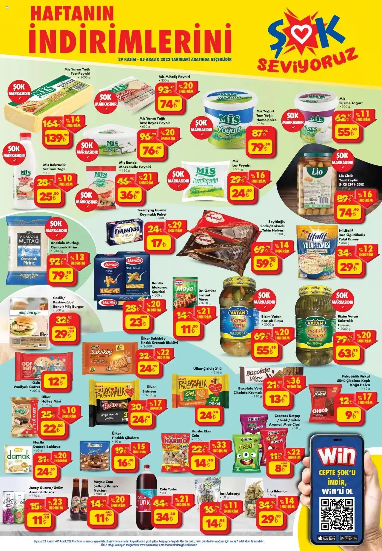 Katalog Şok Market Katalog 29 Kasım - 5 Aralık 2023 - aktüel Sayfa 1