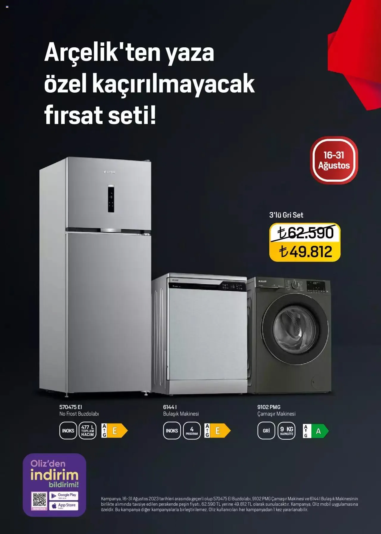 Katalog Arçelik Katalog 16 Ağustos - 31 Ağustos 2023 - aktüel Sayfa 5