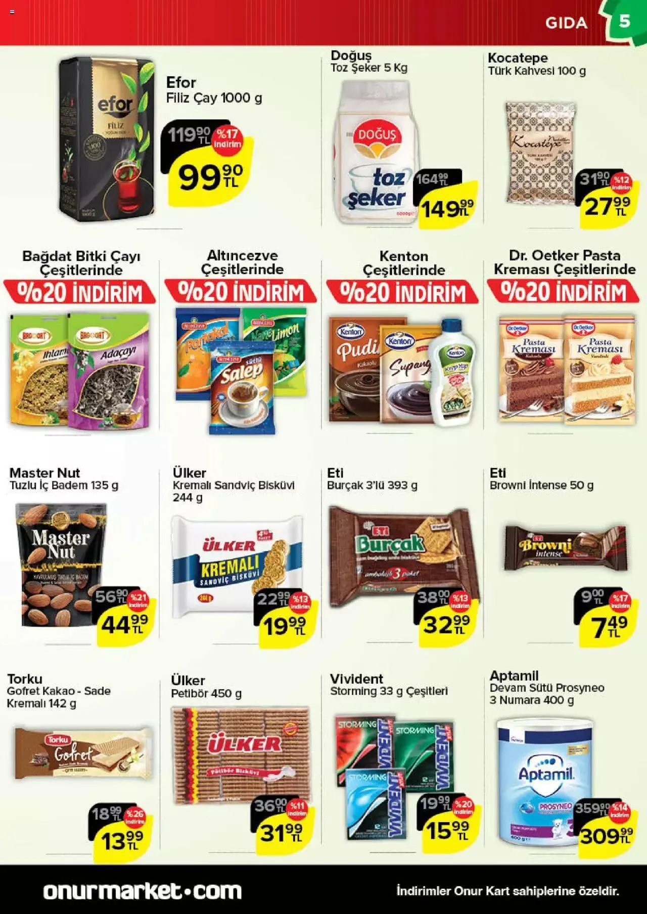 Katalog Onur Market Katalog 23 Kasım - 5 Aralık 2023 - aktüel Sayfa 5