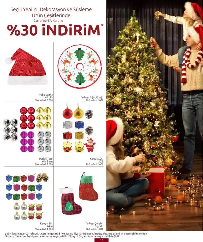 Katalog Kataloglar CarrefourSA 20 Aralık - 3 Ocak 2025 - aktüel Sayfa 12