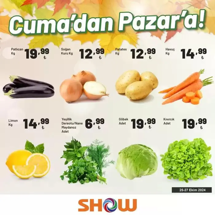 Katalog Show Market katalog 26 Ekim - 9 Kasım 2024 - aktüel Sayfa 1