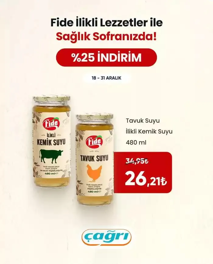 Katalog Çağrı Market katalog 23 Aralık - 6 Ocak 2025 - aktüel Sayfa 1