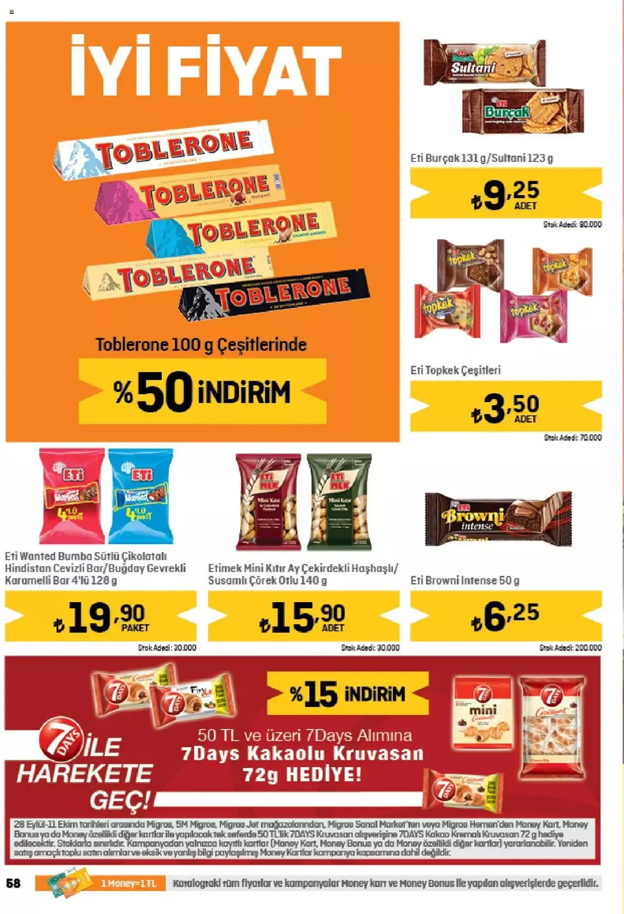 Katalog Migros Katalog - 5M Migroskop 28 Eylül - 11 Ekim 2023 - aktüel Sayfa 58