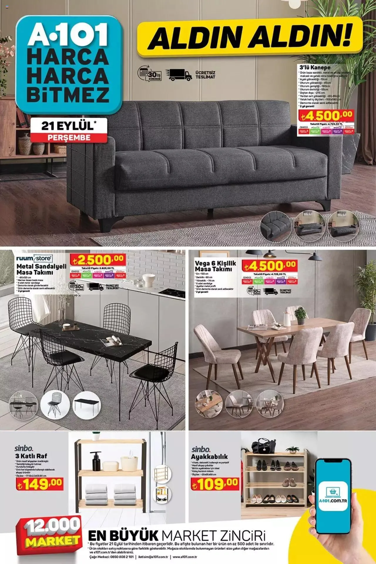 Katalog A101 Katalog Perşembe 21 Eylül - 30 Eylül 2023 - aktüel Sayfa 6