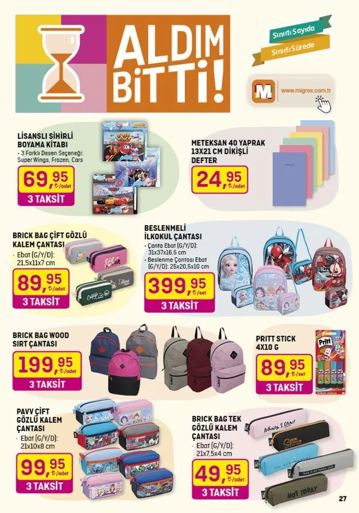Katalog Migros katalog 29 Ağustos - 11 Eylül 2024 - aktüel Sayfa 110