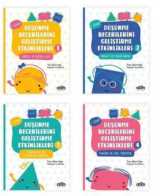 Düşünme Becerilerini Geliştirme Etkinlikleri Serisi Seti - 4 Kitap Takım