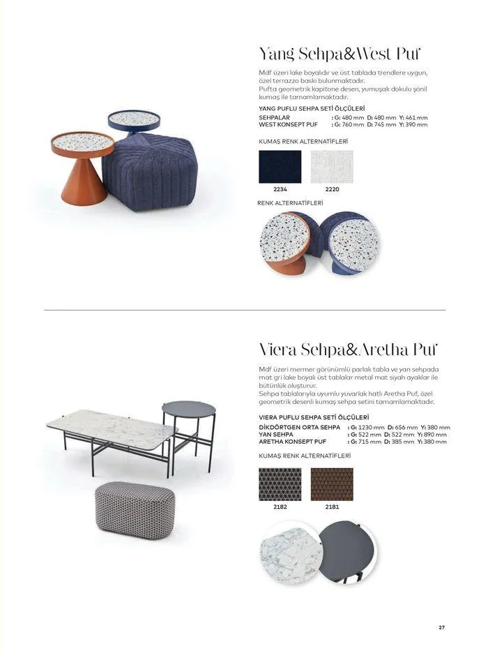 Katalog SEHPA VE PUFLAR KATALOĞU 23 Ocak - 31 Aralık 2024 - aktüel Sayfa 27