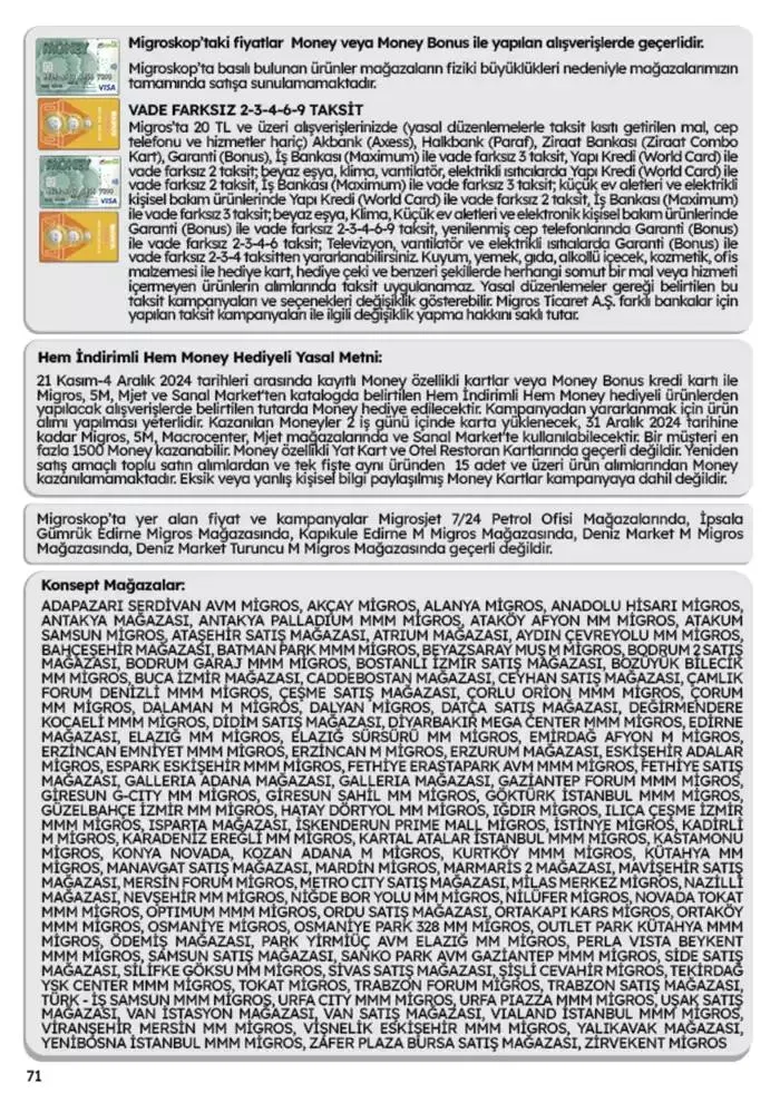 Katalog Şimdi fırsatlarımızla tasarruf edin 21 Kasım - 4 Aralık 2024 - aktüel Sayfa 71