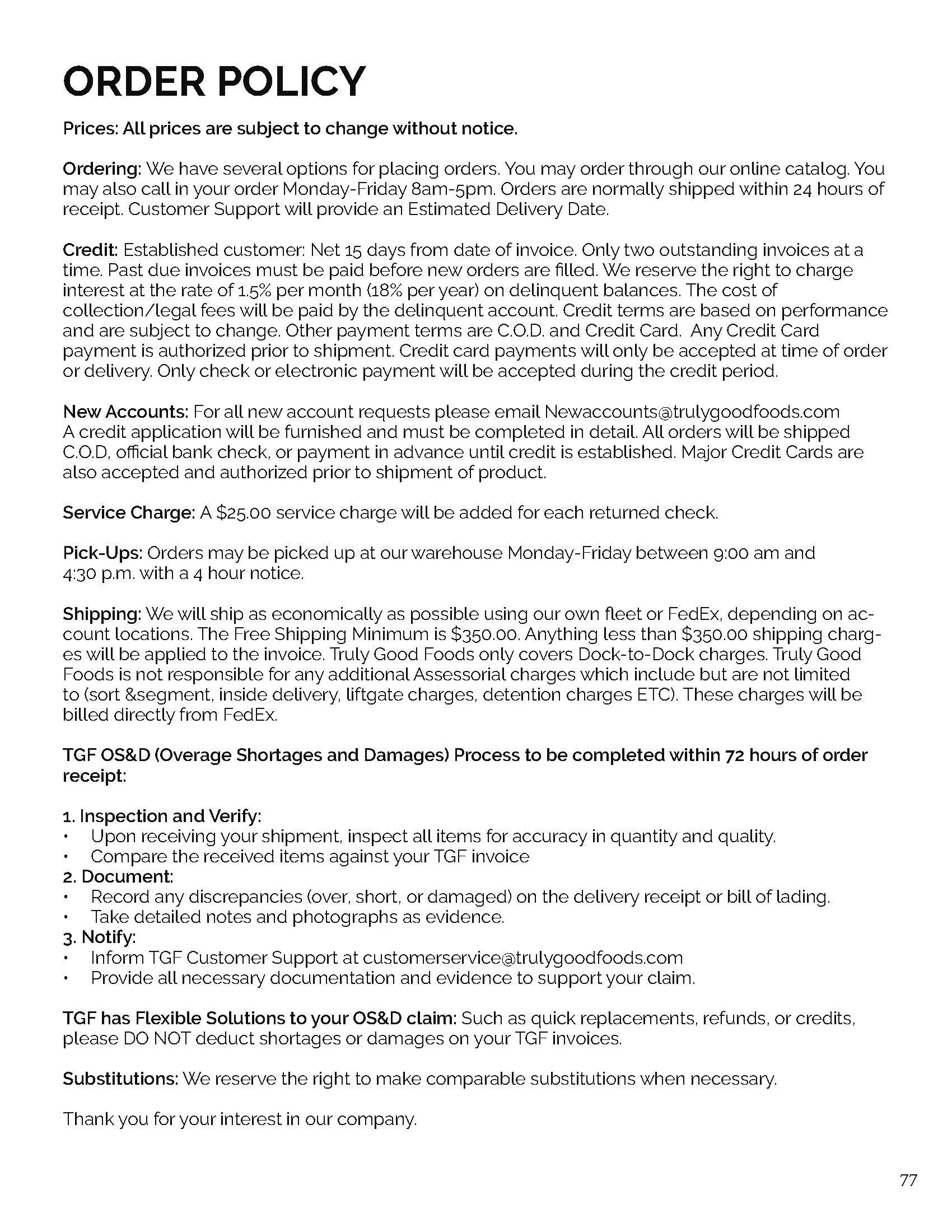 Weekly ad Truly Good Foods Product Catalog from April 23 to December 31 2025 - Page 77