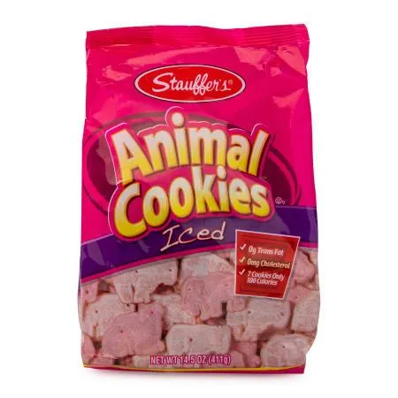 Stauffer's® Lightly Iced Animal Cookies 14.5oz