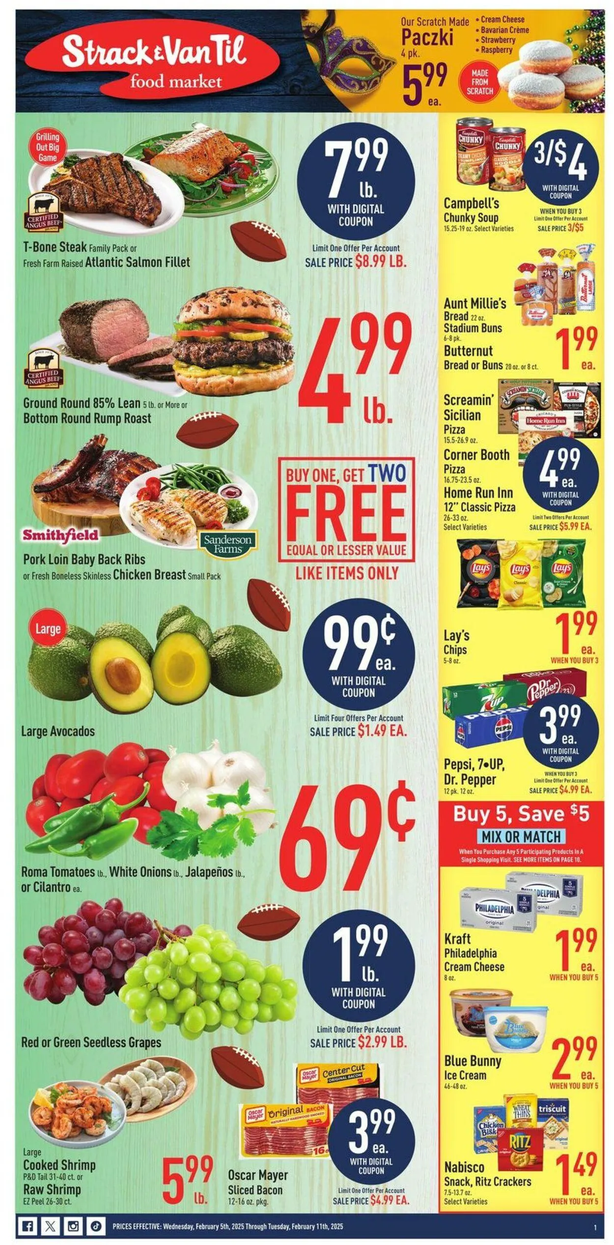 Catálogo de Strack & Van Til Current weekly ad 5 de febrero al 11 de febrero 2025 - Página 1