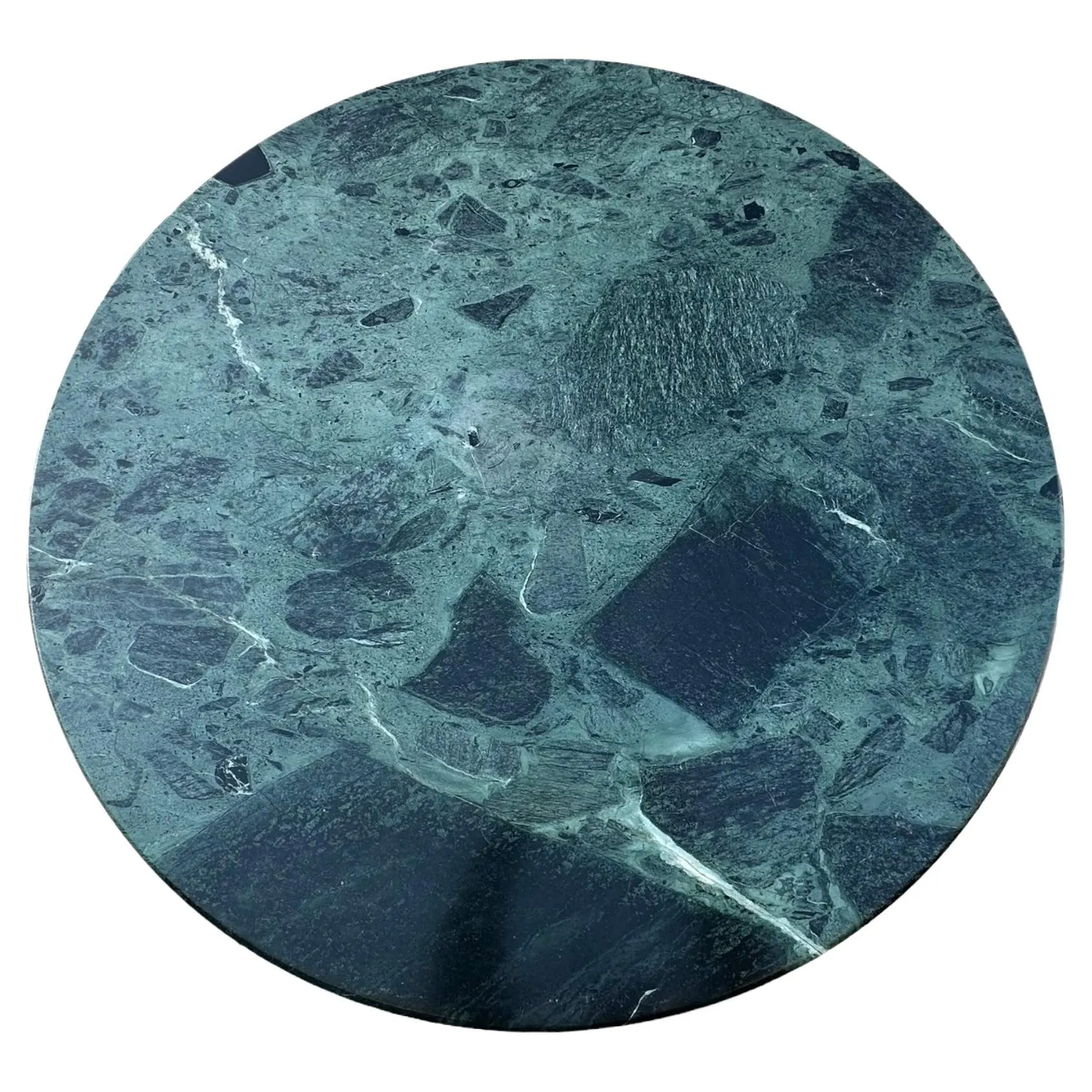 Espectacular Mesa de Comedor Tulip de Eero Saarinen para Knoll en Mármol Verde Alpi