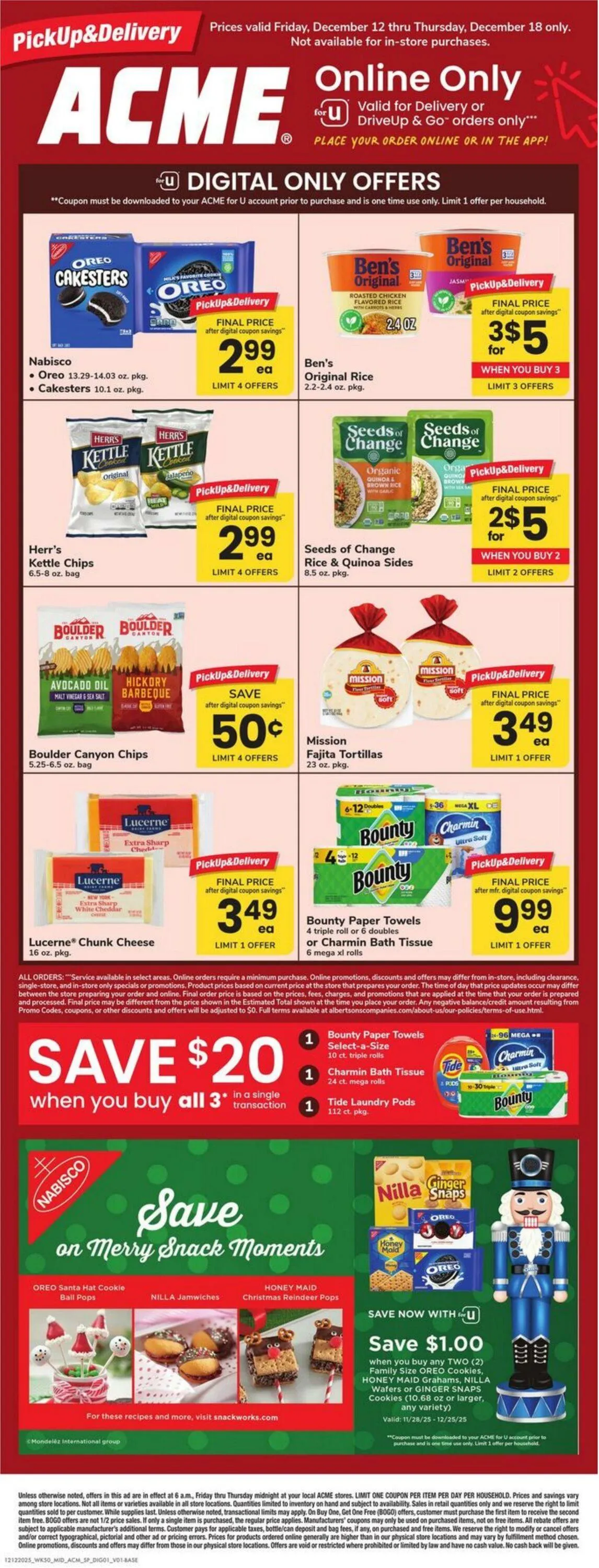 Weekly ad Acme Current weekly ad from December 12 to December 18 2025 - Page 1