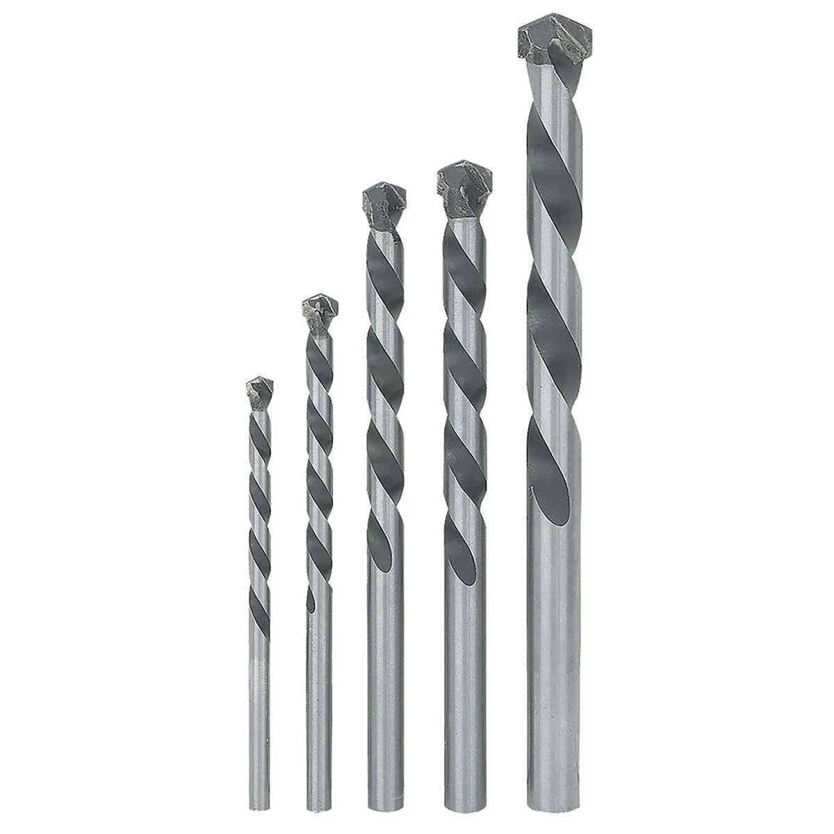 Masonry Drill Bit Set, 5 Piece