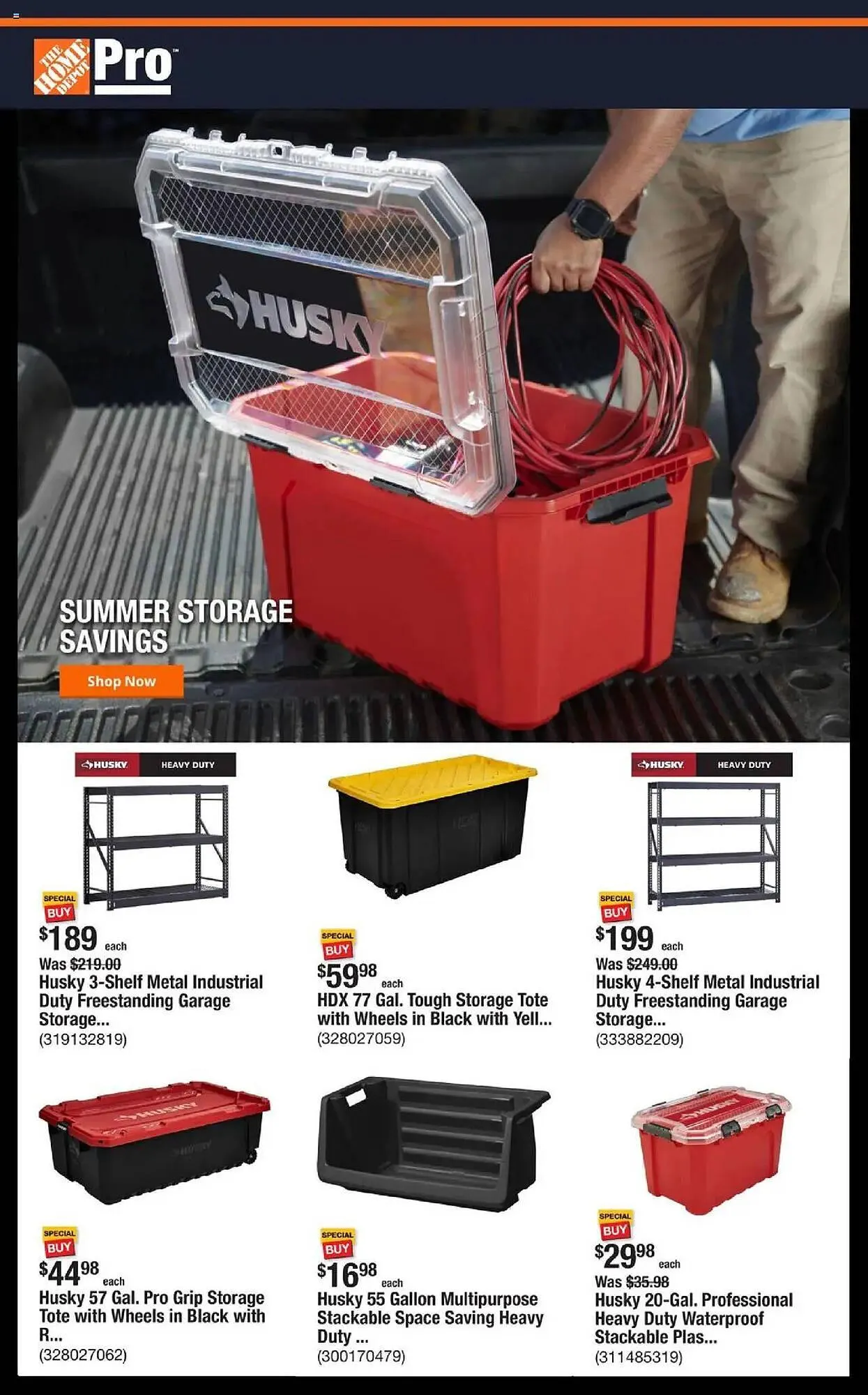 Weekly ad The Home Depot Weekly Ad from July 28 to August 5 2025 - Page 1