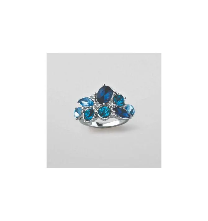 Blue Cluster Tonal Ring