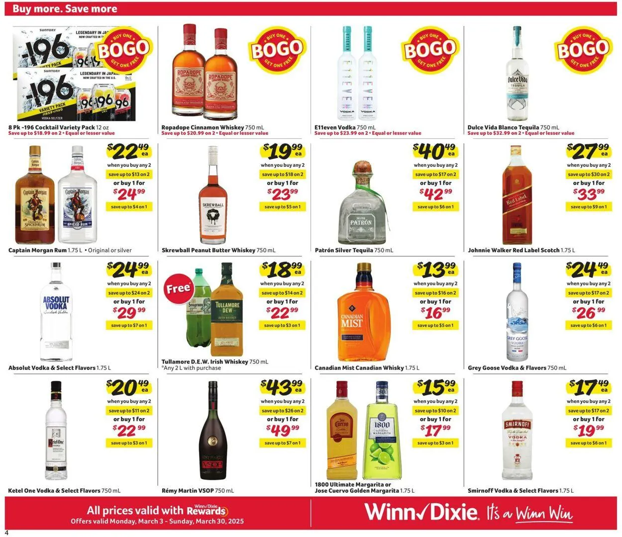 Catálogo de Winn Dixie Current weekly ad 3 de marzo al 30 de marzo 2025 - Página 4