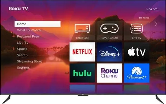 Roku - 55" Class Plus Series QLED 4K Smart RokuTV