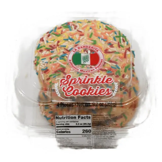 La Banderita Sprinkle Cookies, 4 Count, 9.2 oz