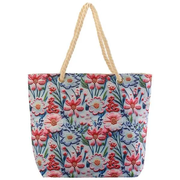 Renshun 3D Wildflower Tote