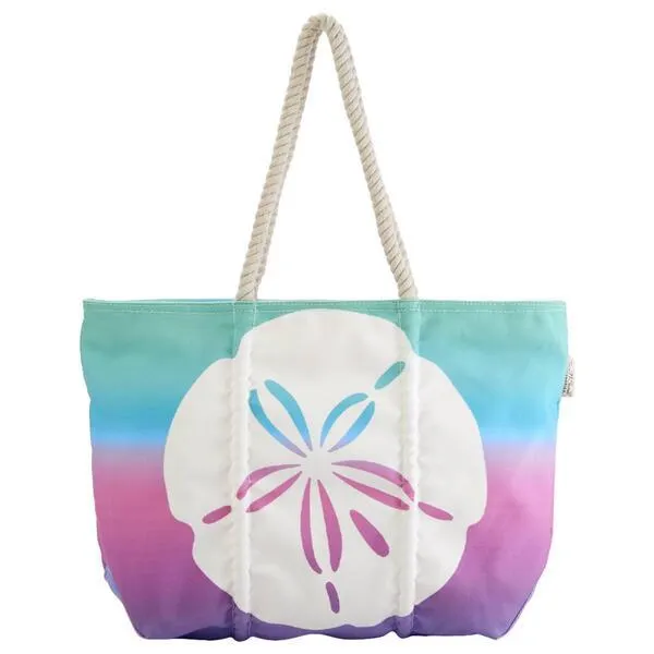 Sun ’N’ Sand Sand Dollar Seashell Shoulder Tote