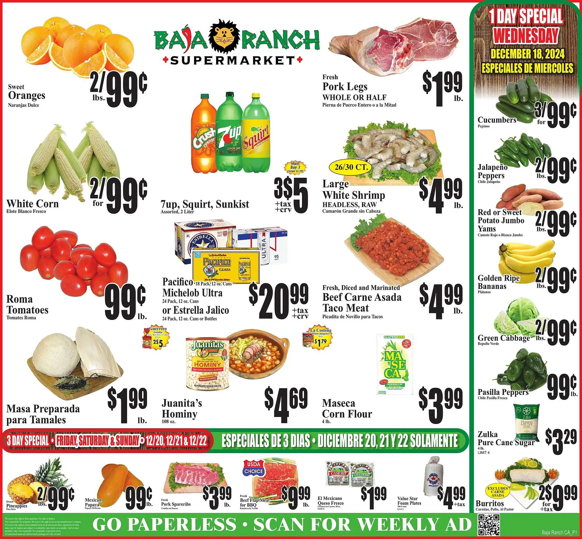 Baja Ranch Weekly Ad - 1