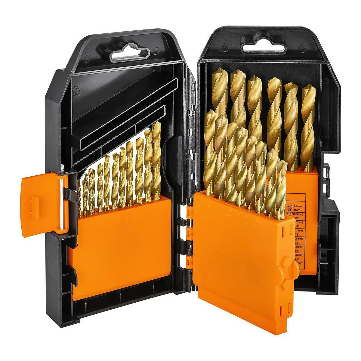 Titanium Drill Bit Set, 29 Piece