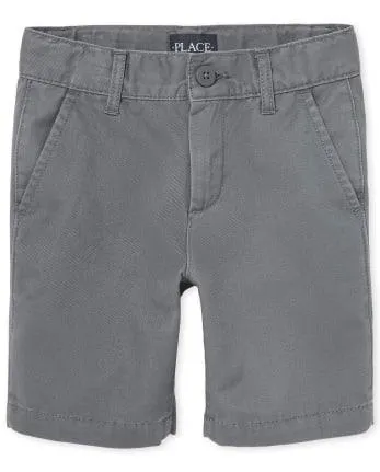 Pantalones cortos chinos de uniforme para niños - storm