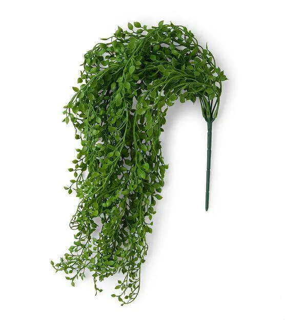 24" Spring Green Hanging Leaves Bush by Bloom Room