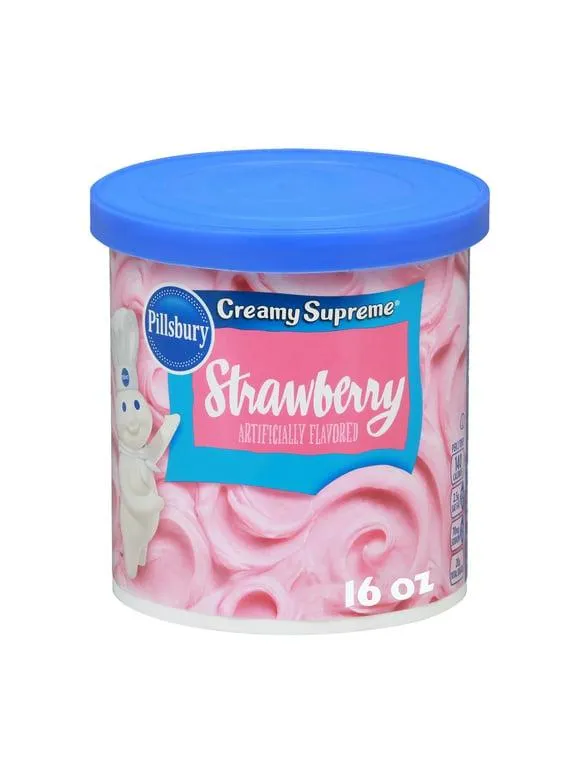 Pillsbury Creamy Supreme Strawberry Frosting, 16 Oz Tub