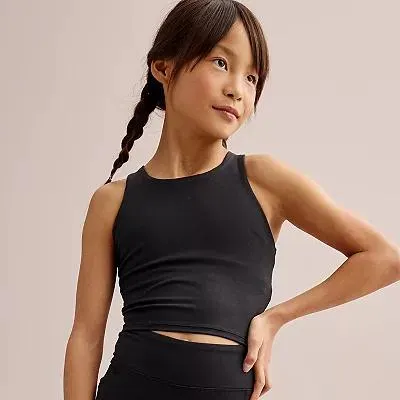 Girls 7-20 Tek Gear® Soft Tek Longline Bra Tank Top in Regular & Plus