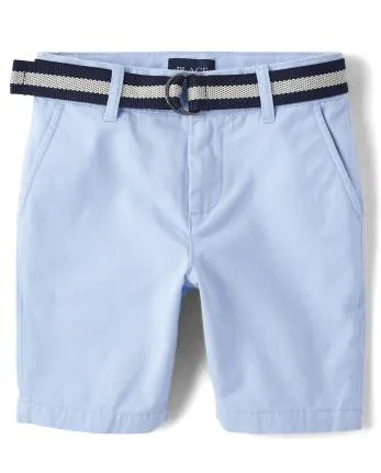 Shorts chinos con cinturón para niños - whirlwind