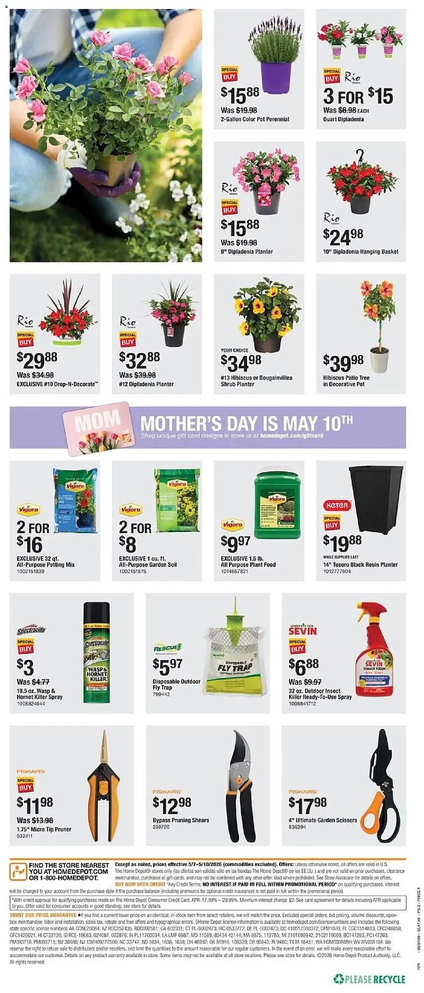 Weekly ad The Home Depot flyer from May 7 to May 11 2026 - Page 2