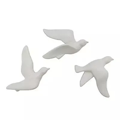 Sonoma Goods For Life® Set Of 3 Ceramic Bird Wall Decor